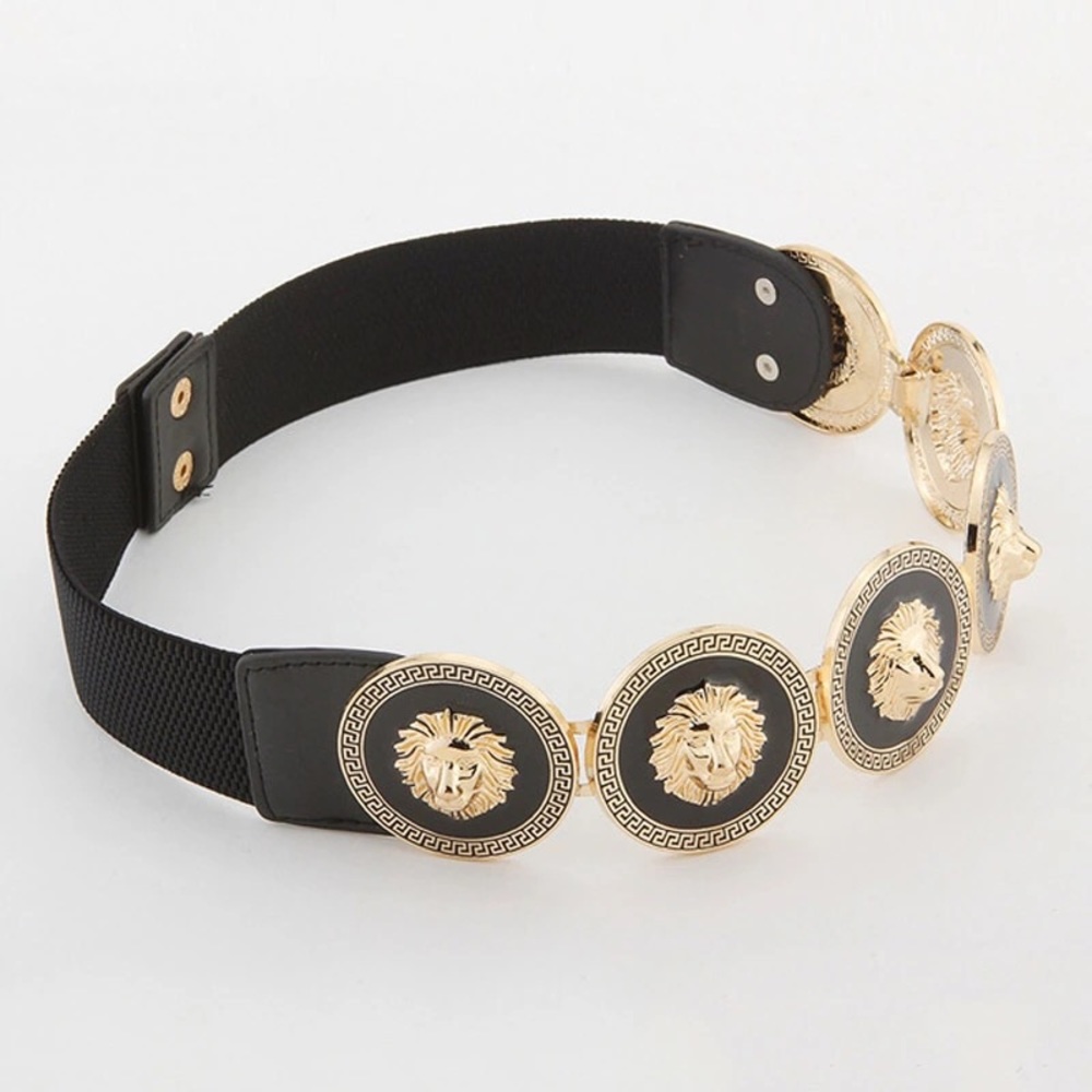 Lion Head Stretch Belt - Picture 2 of 4